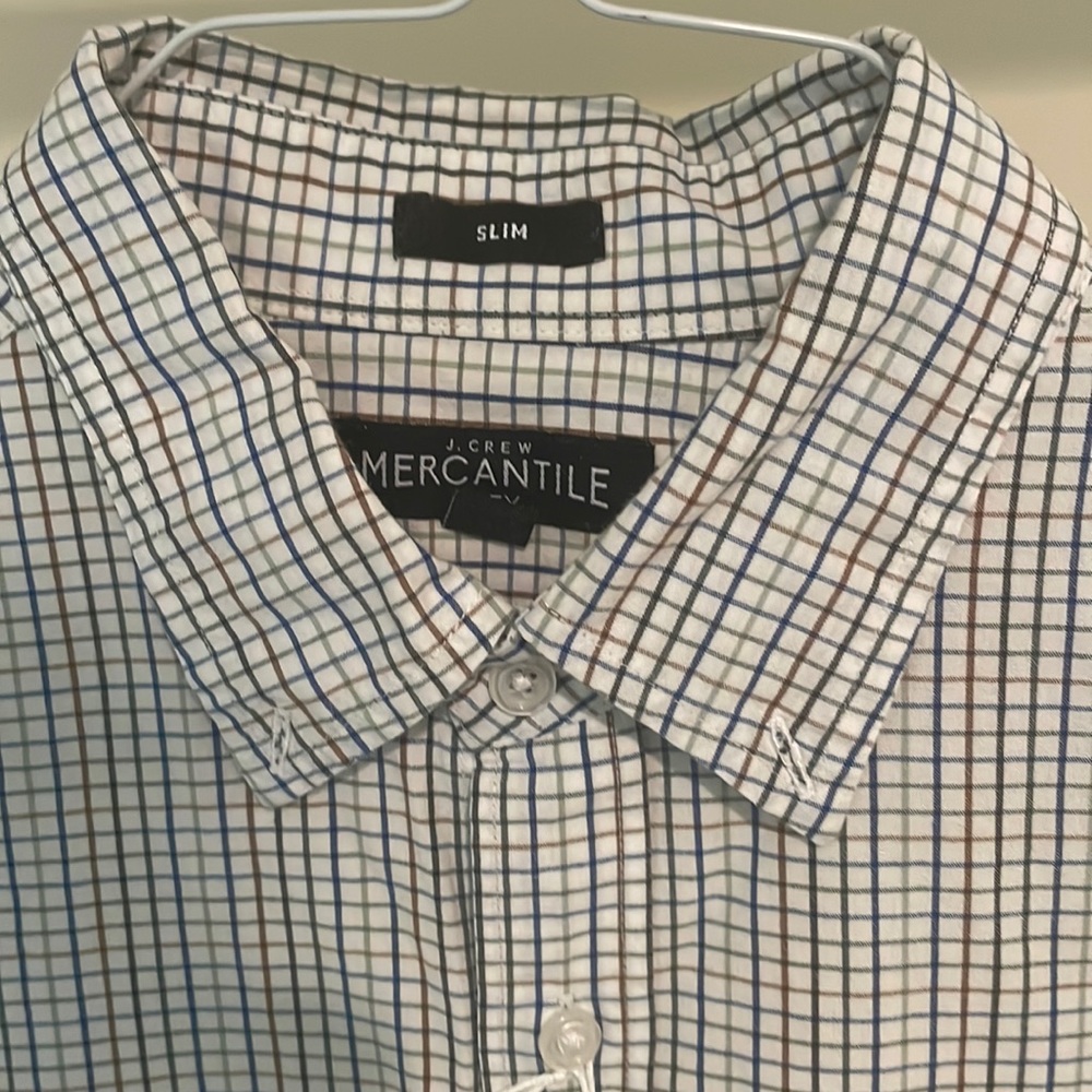 J Crew Slim Fit Mercantile Flex Dress Shirt